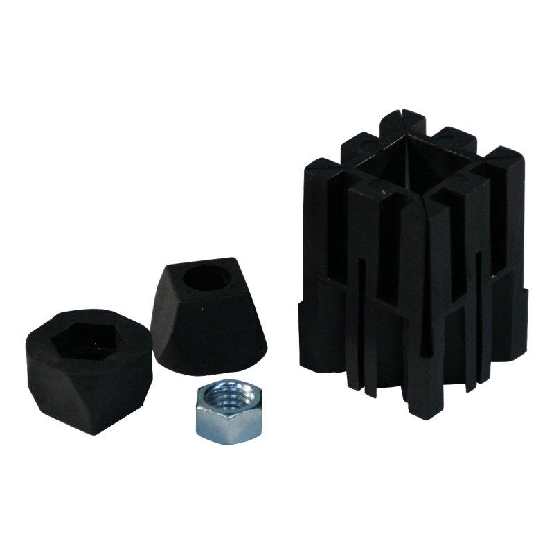 montage par expansion pour tube carré M10x80mm