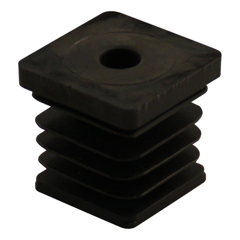 Douille carrée 17 k 8x28 hs, pour entretoise 30x30x2 (intérieur 26x26) PA