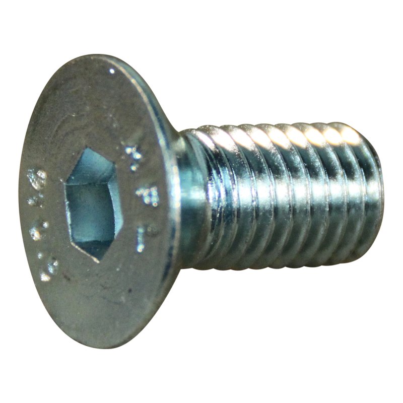 vis a tet fraisee a six pans creux M10x16mm galvanisé