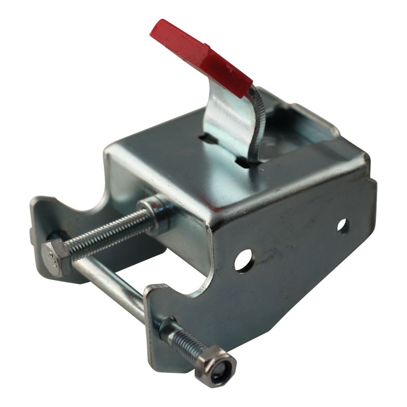 1 frein simple SLO 180-250 acier zingué, capuchon en plastique, rouge signalisation RAL 3020