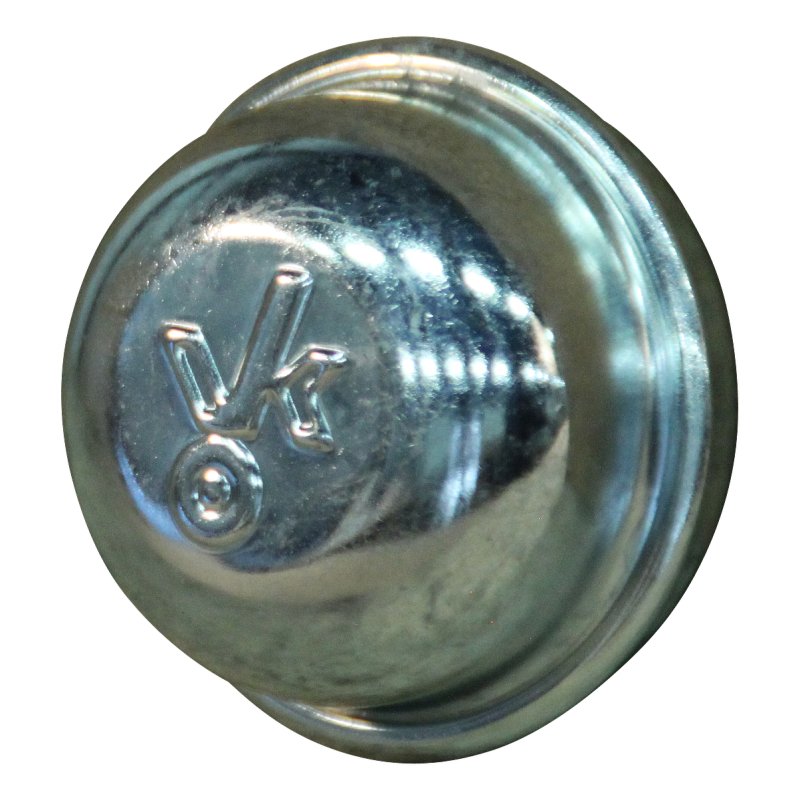 capuchon de moyeu 52mm acier galvanisé pour siège de roulement 52mm, avec logo Vlukon.