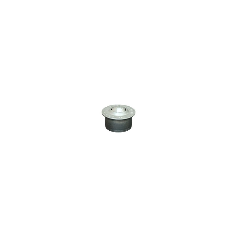 bille de manutention Euro unit 0 (collerette) Ø22,2 type 13 (bille d'acier, boîtier galvanisé)