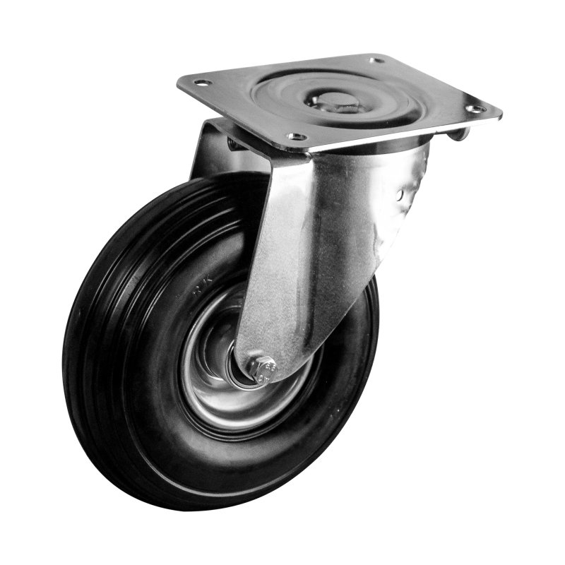 roulette pivotante 260mm serie 43 ᠆ 91 montage de la plaque roulement à billes
