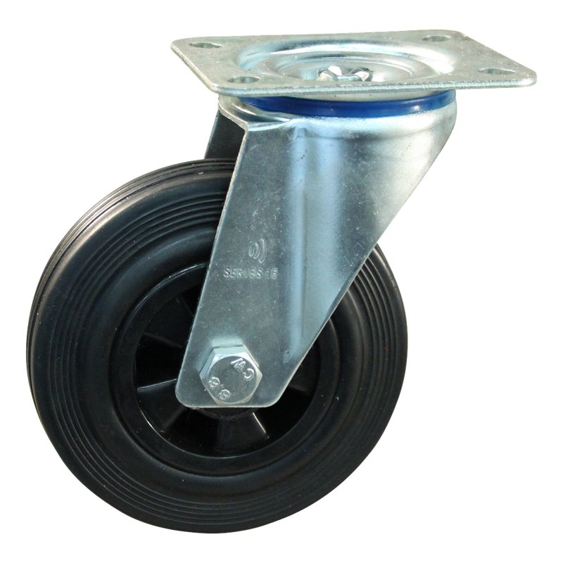 roulette pivotante 125mm série 01 ᠆ 15 montage de la plaque palier lisse