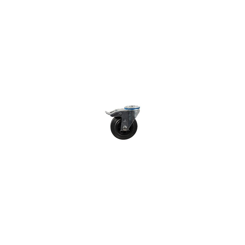 roulette pivotante avec frein 180mm série 01 ᠆ 15 trou pour boulon roulement à rouleaux