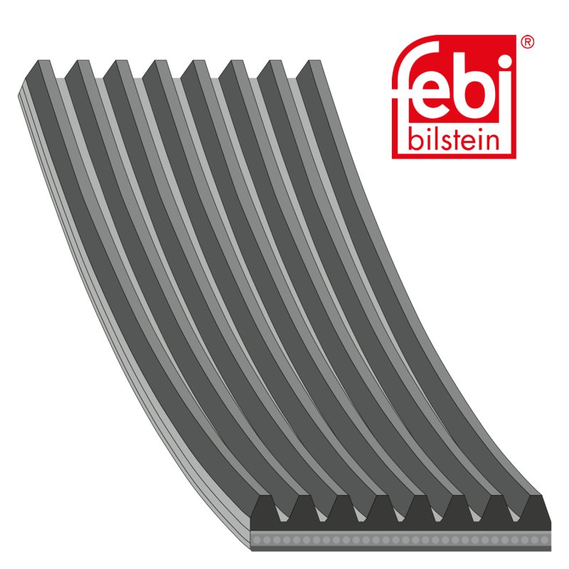 Courroie trapézoïdale à nervures