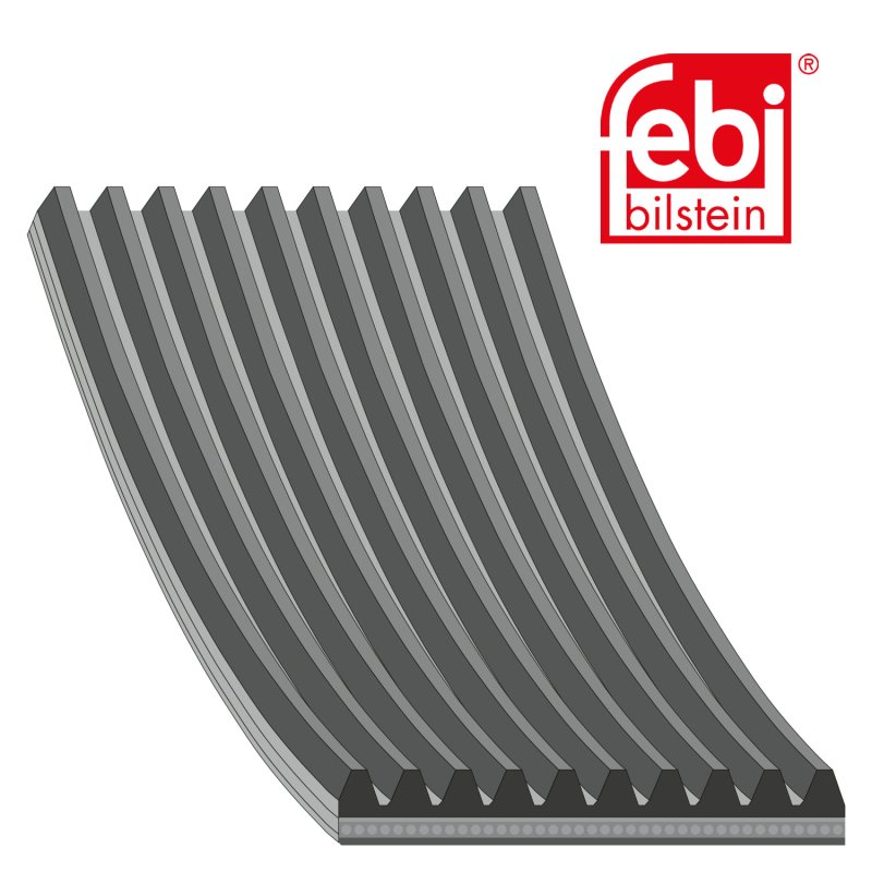Courroie trapézoïdale à nervures