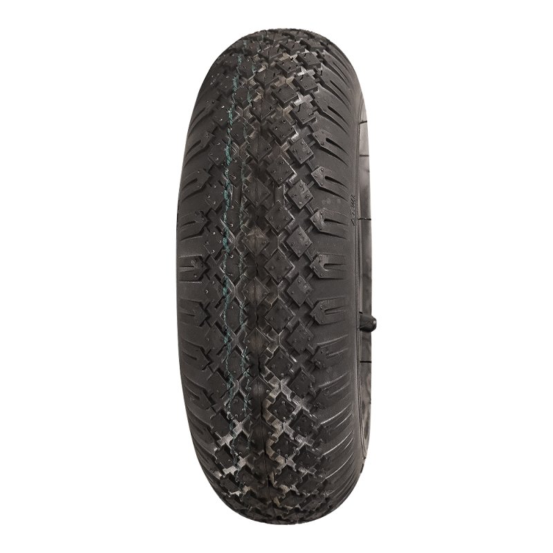 pneu + roue 3.00-4 2.10x4 (260x85) roulement à rouleaux Ø20 NL50mm plastique PP S-2303 noir