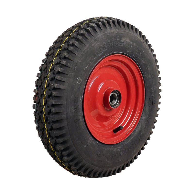 pneu + roue 4.80/4.00-8 2.50x8H2 ET-8 NL88mm métal S-2202 Rouge