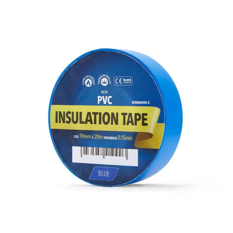 ruban isolant bleu 20m par rouleau