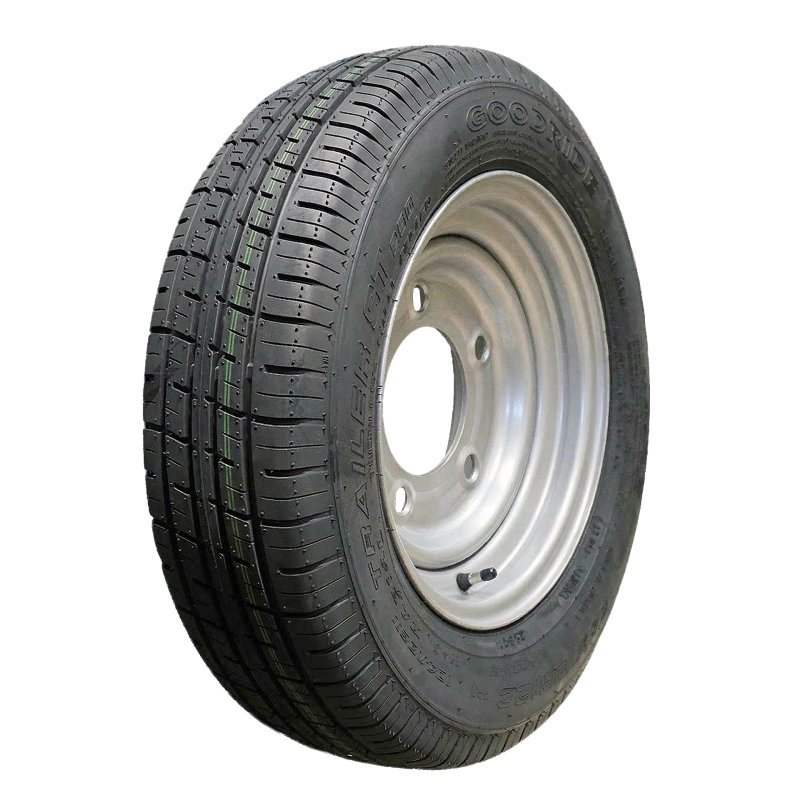 pneu + roue 155/70 R12C 4½Jx12H2 ET0 115/165.1/5 métal ST290 M+S gris argent