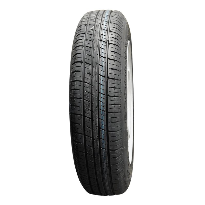 pneu + roue 155/80 R13 5Jx13H2 ET30 57/100/4 métal ST290 M+S gris argent