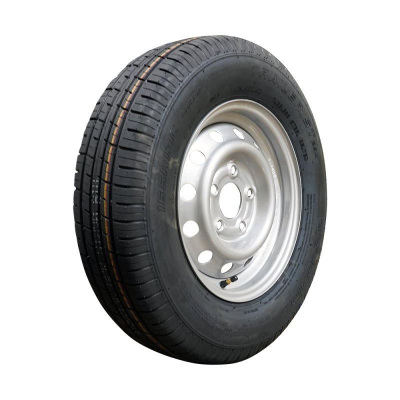 pneu pneu + roue 165 R13C ST290 M+S 4½Jx13H2 96/94 N ET30 66,5/112/5 métal gris argent