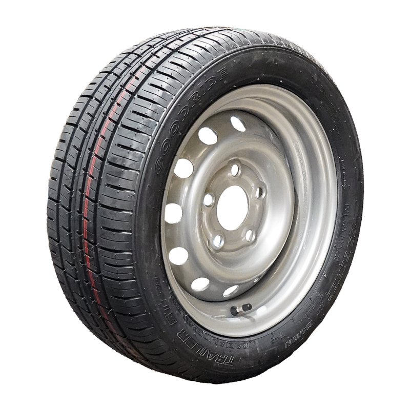 pneu + roue 195/50 R13C 5½Jx13H2 ET30 67/112/5 métal ST290 M+S gris argent