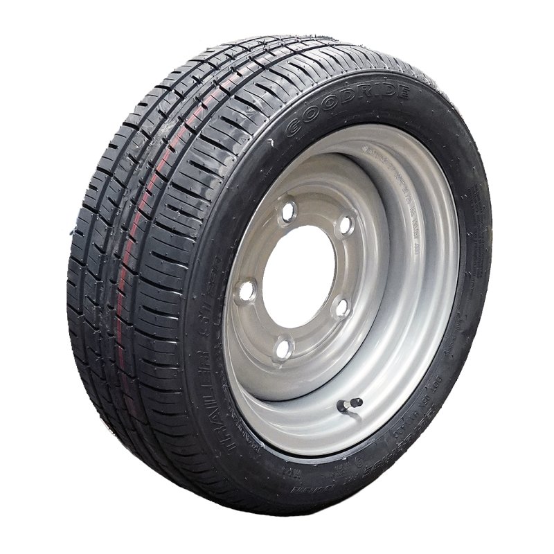 pneu + roue 195/50 R13C 6Jx13H2 ET7 115/165.1/5 métal ST290 M+S gris argent