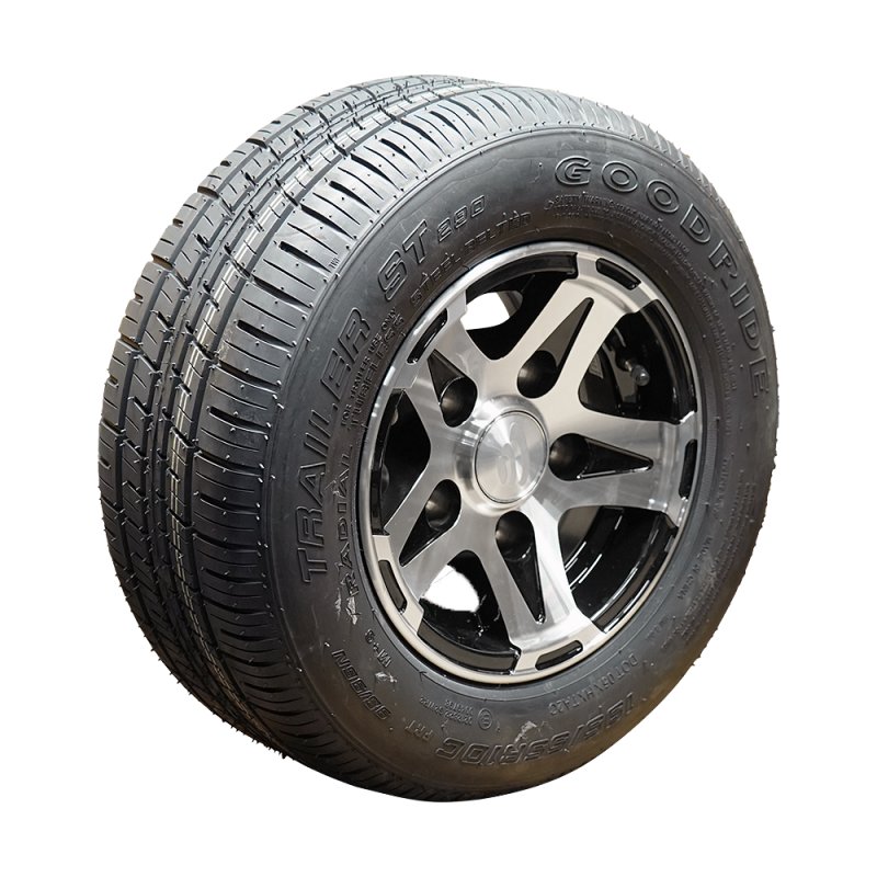pneu + roue 195/55 R10C 6.00Ix10H2 ET-4 67/112/5 métal léger ST290 M+S gris