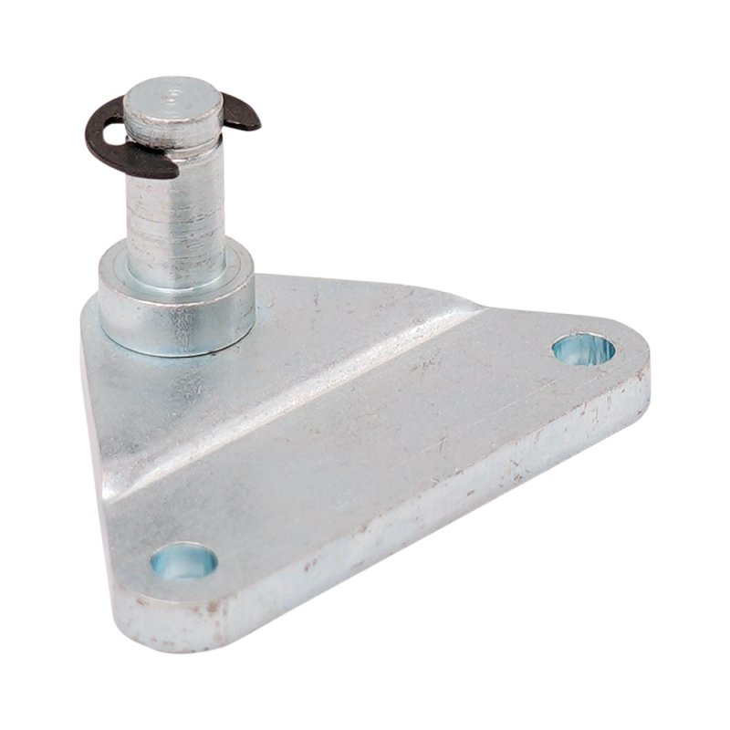 plaque de fixation avec cheville zingué Max 3000N, avec ressort de verrouillage