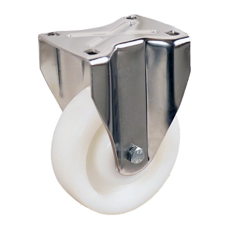 roue fixe 160mm serie 33 ᠆ 39 montage de la plaque Roulement à billes en inox
