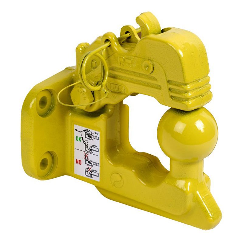 crochet d’attelage à boule 70C, 4 trous, Ø17mm
