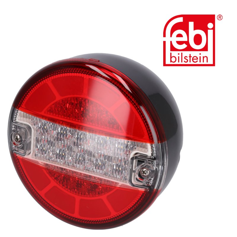 feu arriére à LED rond, sans eclairage de plaque d'immatriculation gauche / droite