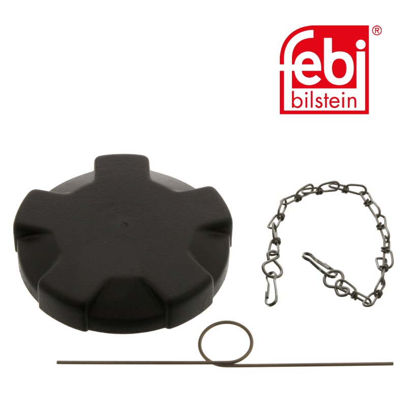 Bouchon de réservoir avec chaîne non ventilé