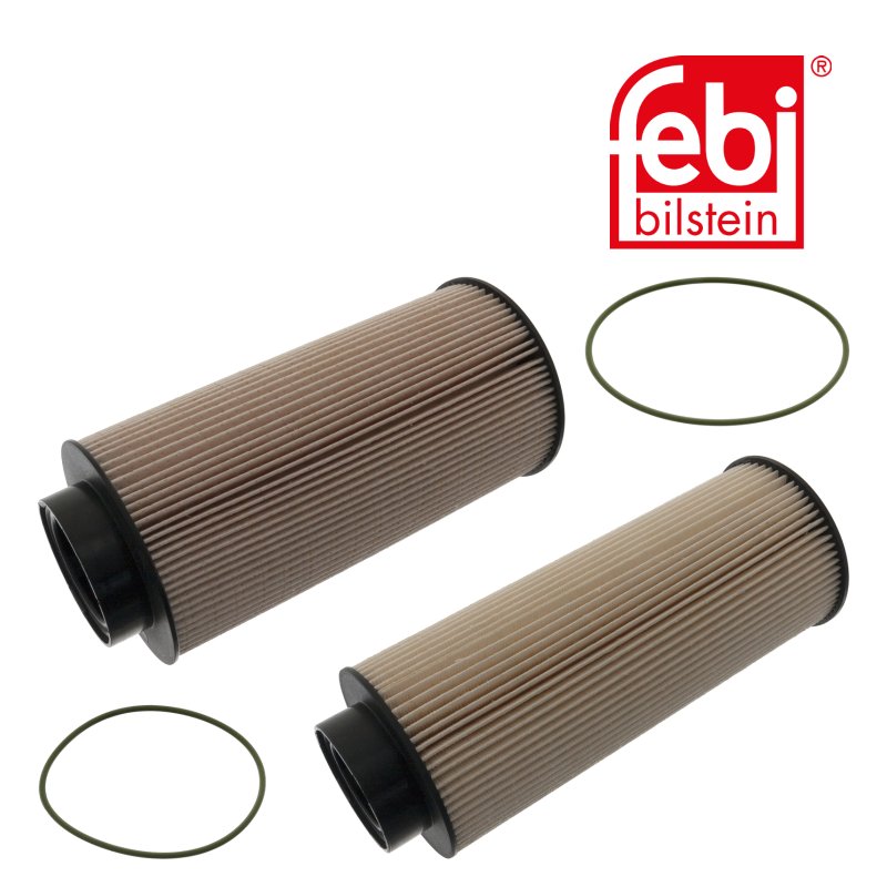 Ensemble de filtre à carburant avec bagues d'étanchéité