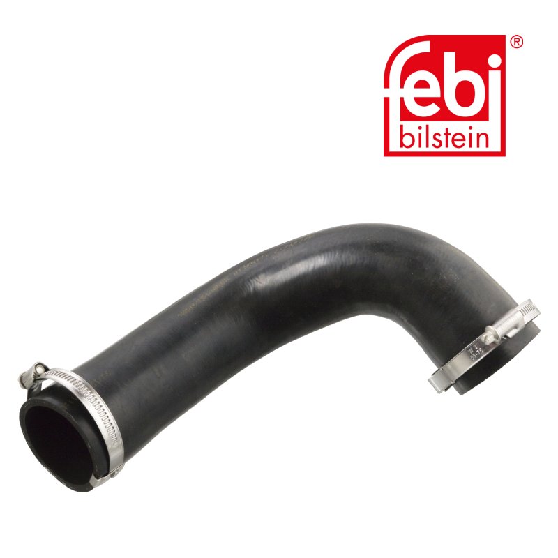 Durite de radiateur avec colliers de serrage