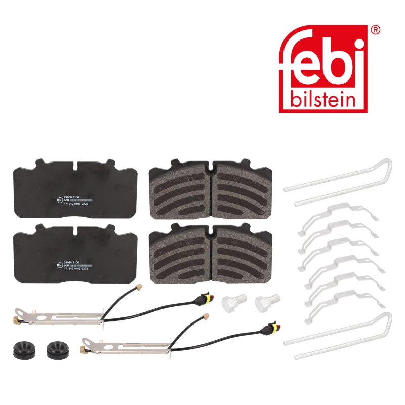 Kit de plaquettes de frein avec monture