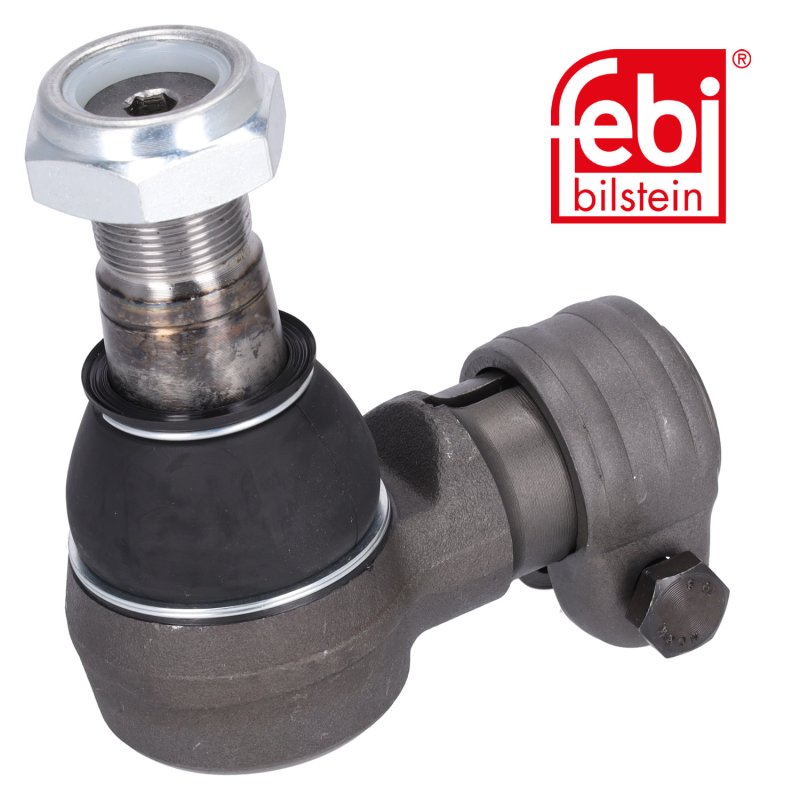 Articulation pour le cylindre de direction hydraulique, avec écrou-frein