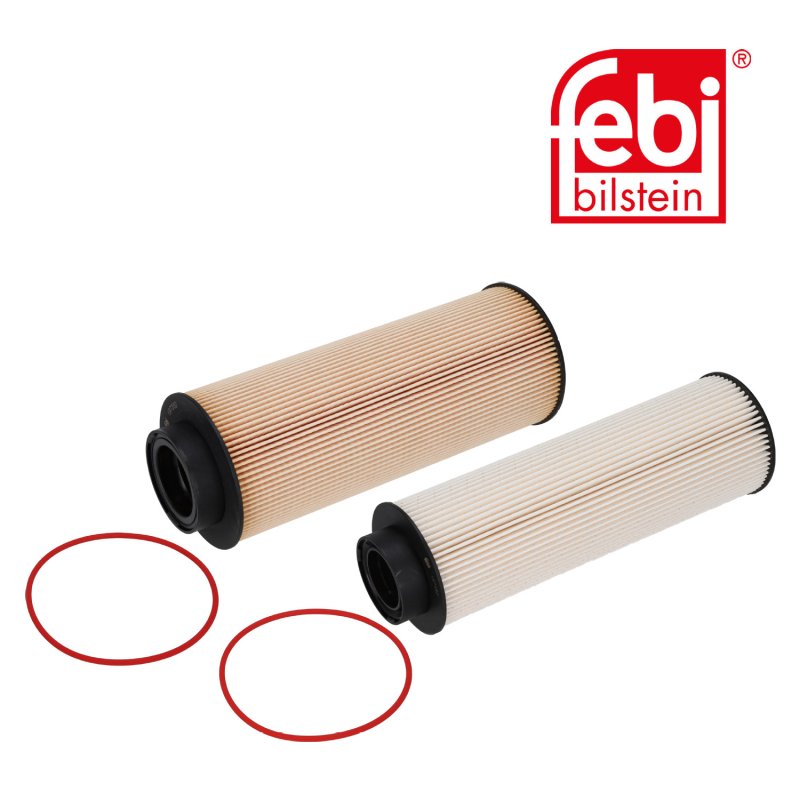 Ensemble de filtre à carburant avec bagues d'étanchéité