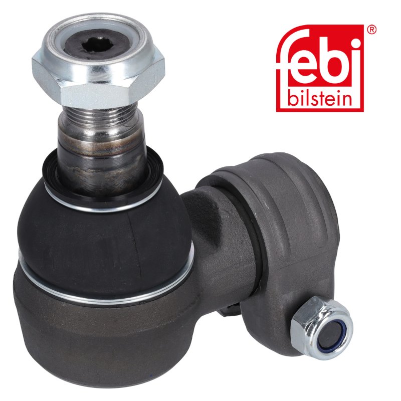 Articulation pour le cylindre de direction hydraulique, avec écrou-frein