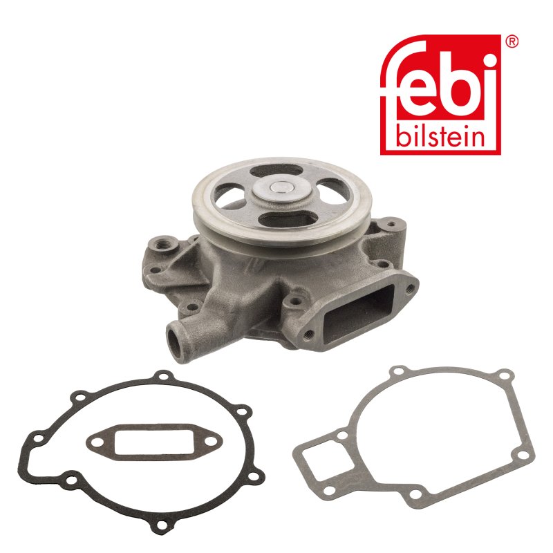 Pompe à eau avec poulie à courroie et joints