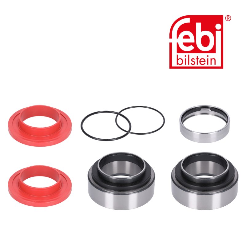 Kit de roulement de roue avec bague d'étanchéité d'arbre et circlip