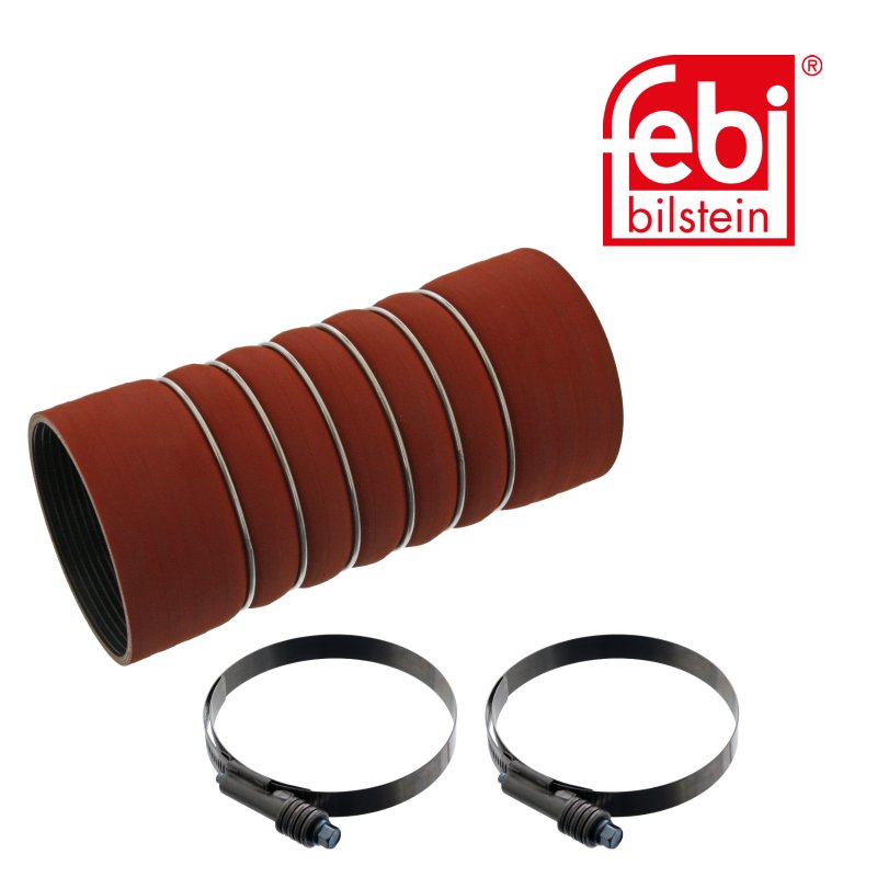 Tube d'air de suralimentation avec colliers de serrage