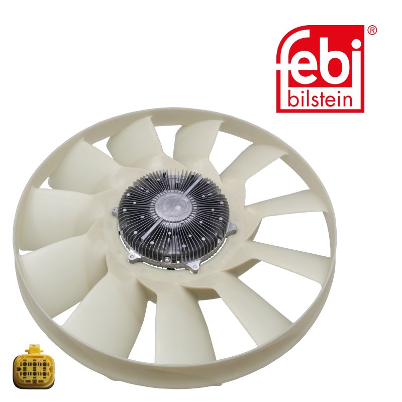 Embrayage hydraulique avec ailettes de ventilateur