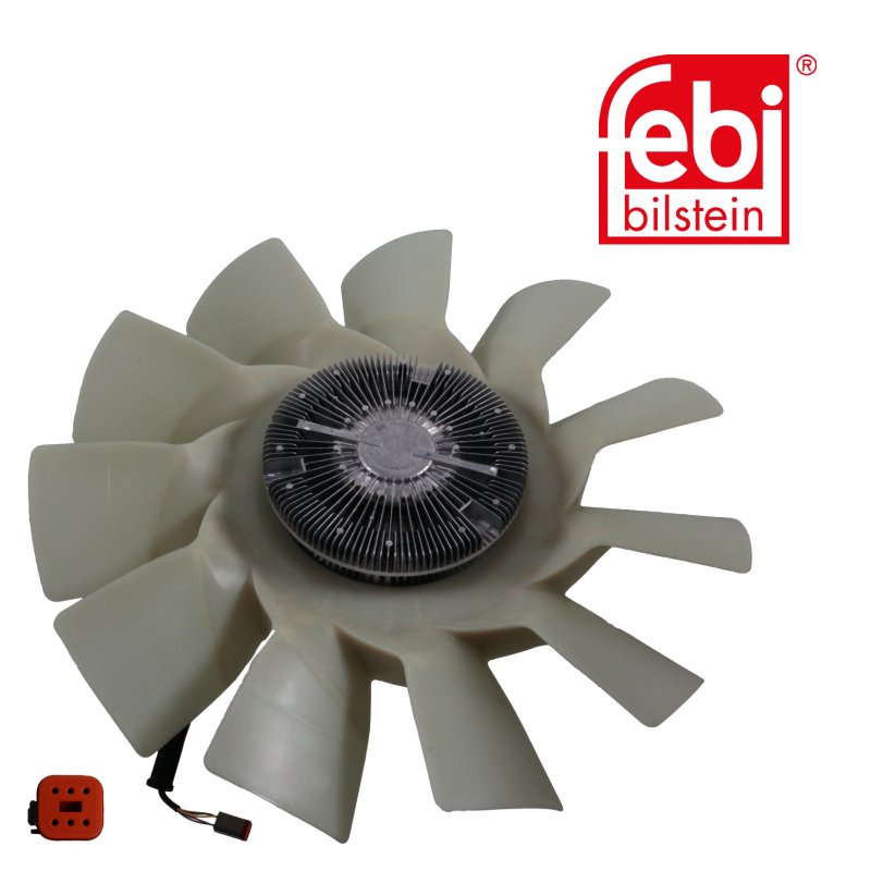 Embrayage hydraulique avec ailettes de ventilateur