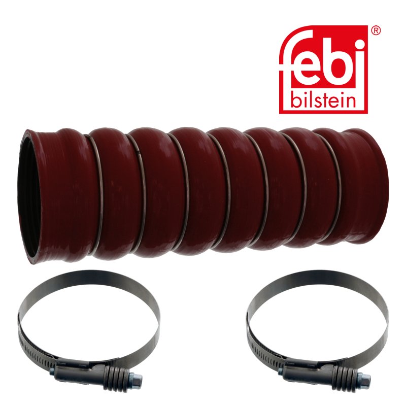 Tube d'air de suralimentation avec colliers de serrage