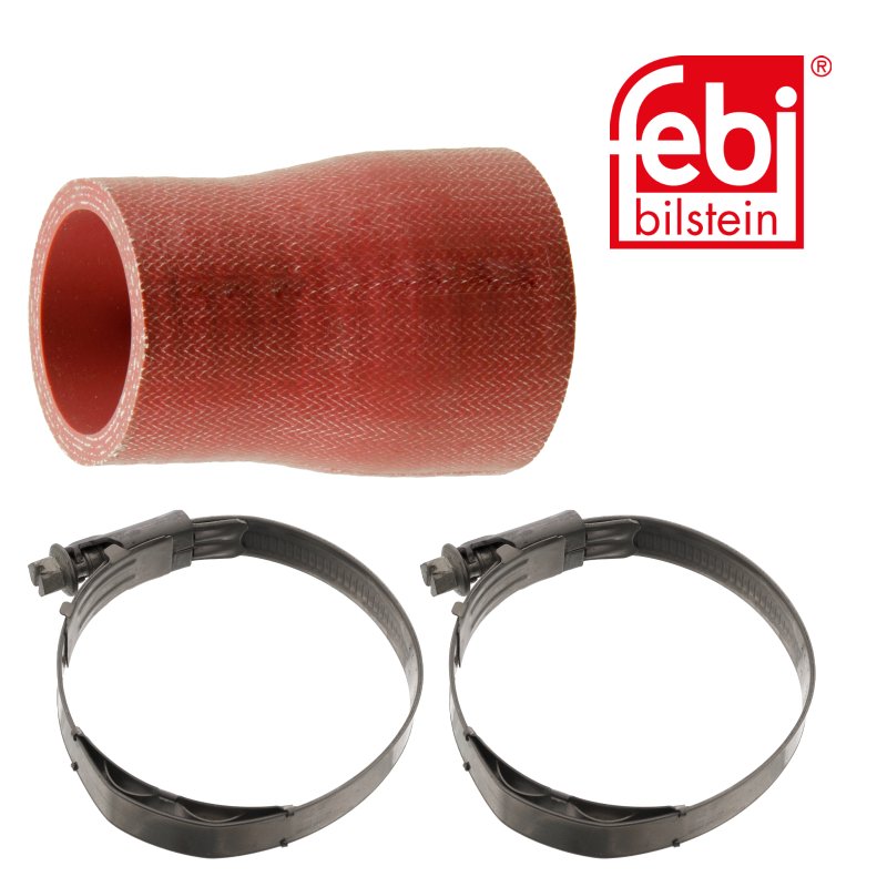 Durite de radiateur avec colliers de serrage