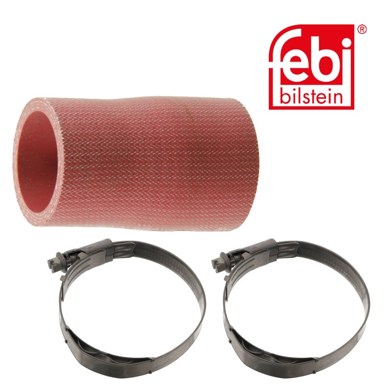 Durite de radiateur avec colliers de serrage
