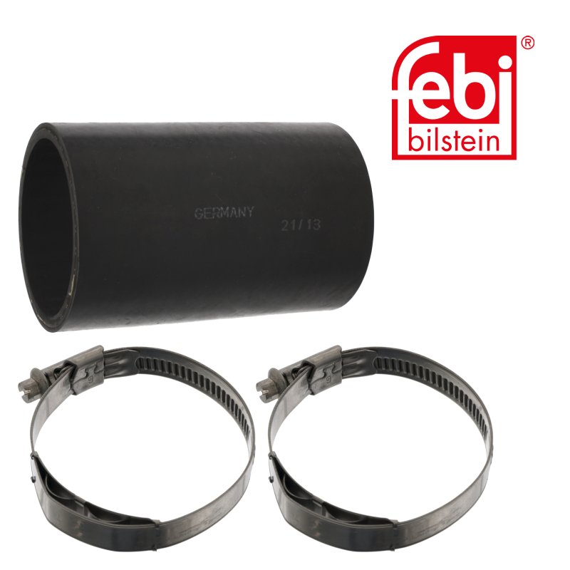 Durite de radiateur avec colliers de serrage