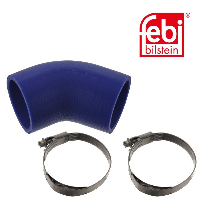 Durite de radiateur avec colliers de serrage
