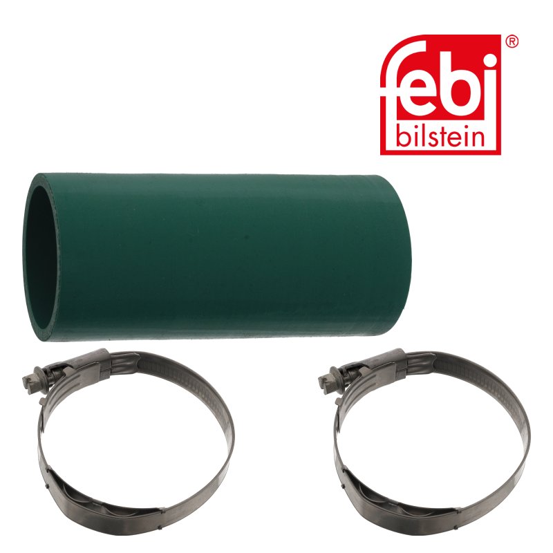 Durite de radiateur avec colliers de serrage