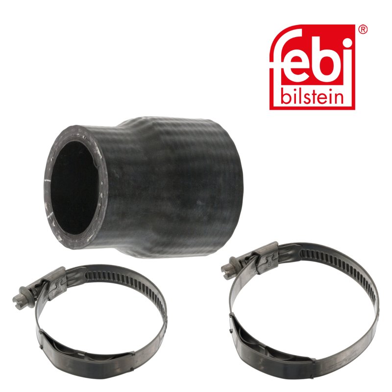 Durite de radiateur avec colliers de serrage