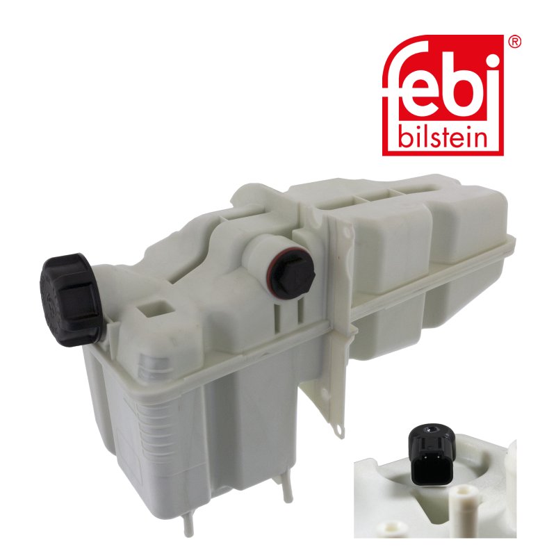 Réservoir de liquide de refroidissement y compris couvercles et sonde