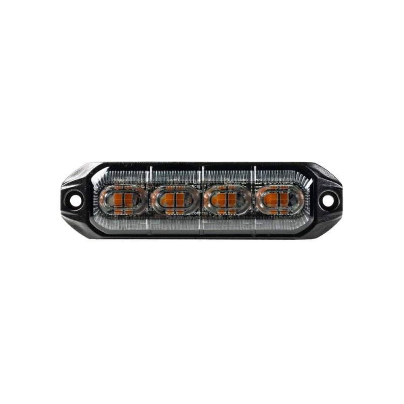LED flitser 4 LED's | R65 | SF-2000 serie | amber | 12-24V
