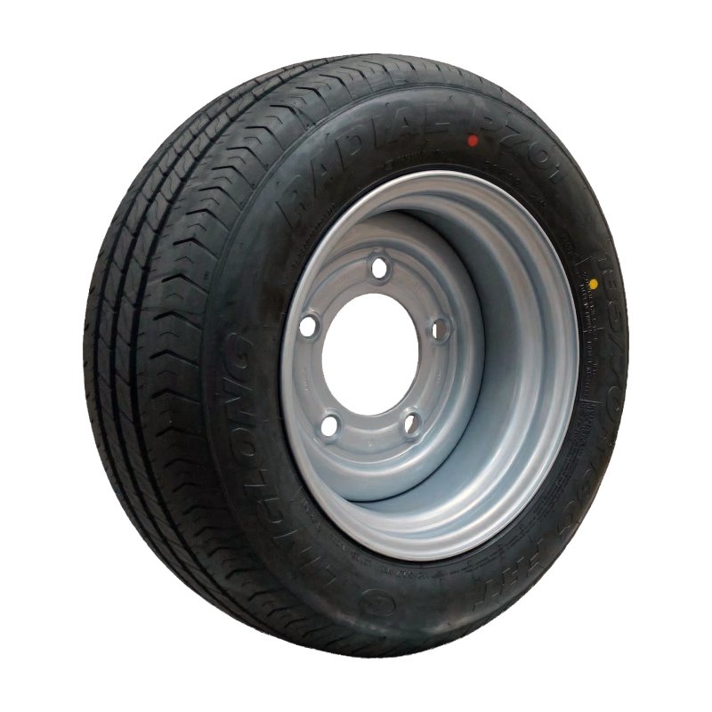 pneu + roue 185/70 R13C 6Jx13H2 ET7 115/165.1/5 métal R701 M+S gris argent