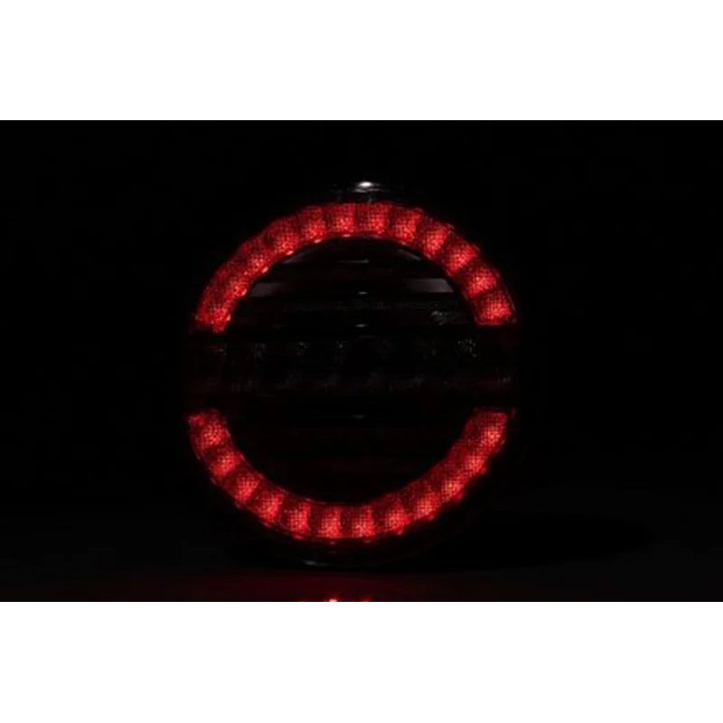 barre arrière LED, rond avec feu clignotant dynamique 12-24V 4m cable