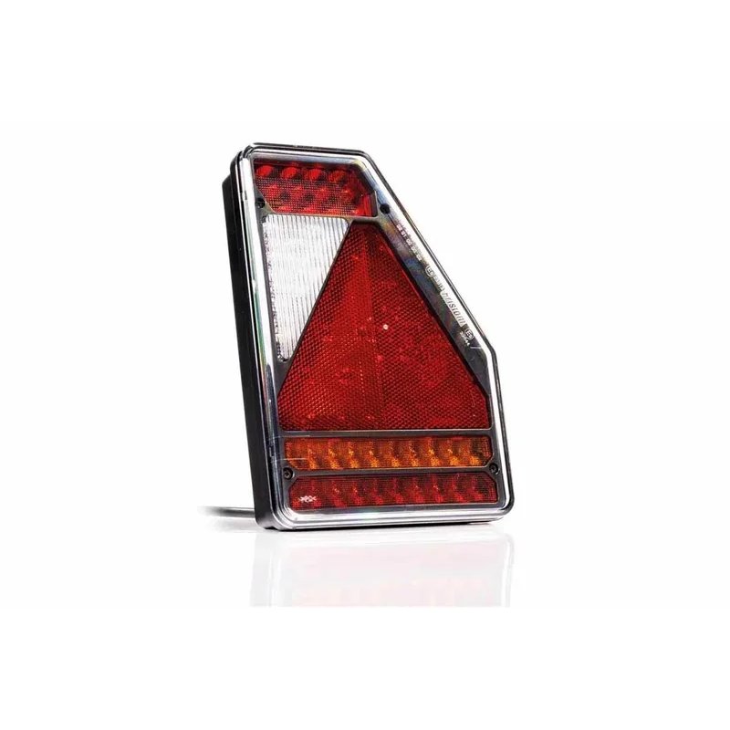 droite | barre arrière LED triangle | 12V | 6-fonctions | 1m. de cable