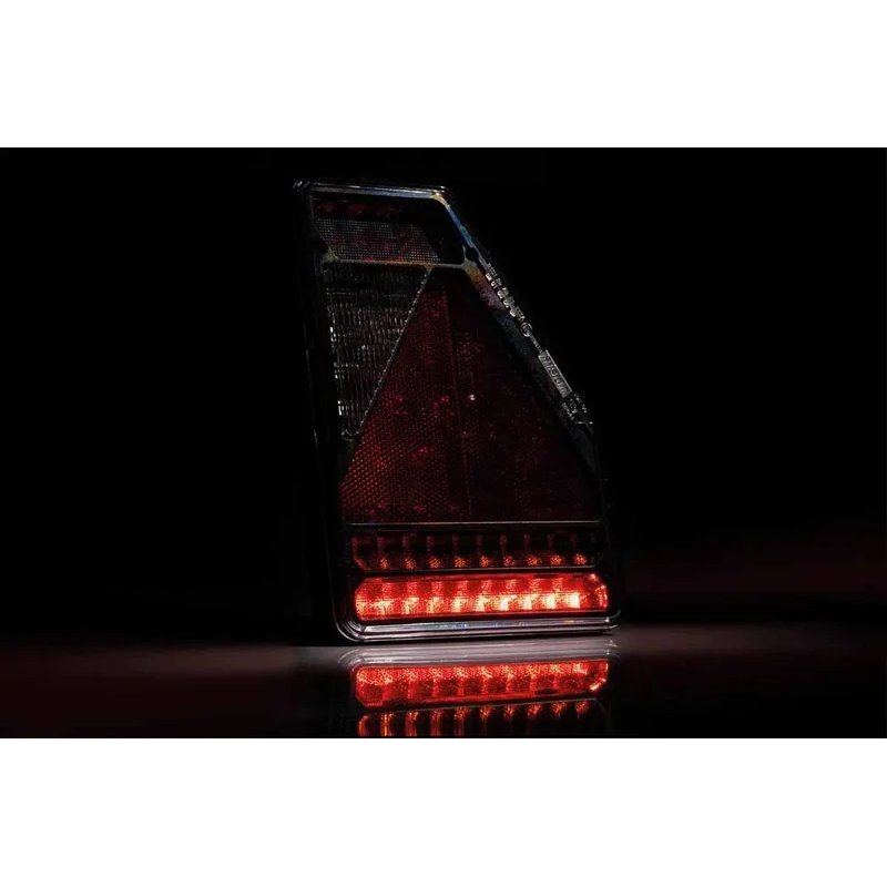 droite | barre arrière LED triangle | 12V | 6-fonctions | 1m. de cable