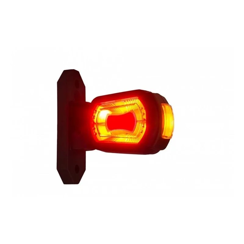 barre de gabarit LED droite rouge-blanc-ambre 12-24V 50cm de cable